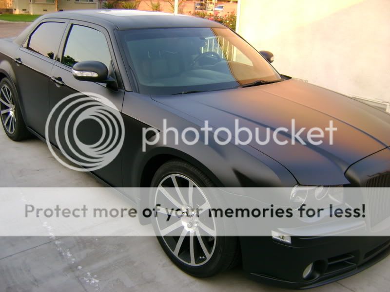 Flat Black Paint Job